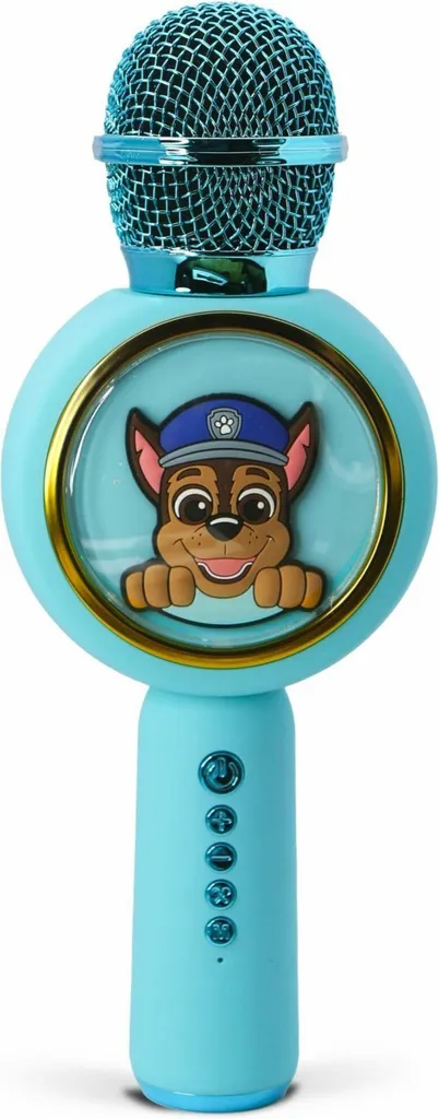 Microphone karaoké sans fil Pat' Patrouille Chase PopSing avec haut-parleur