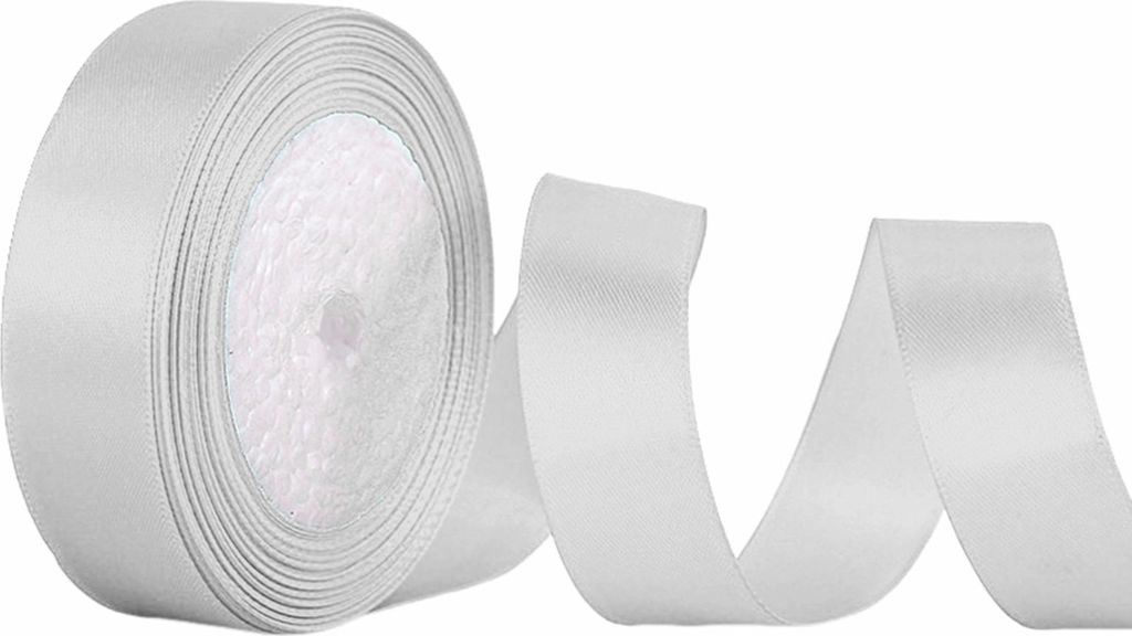 22,8 m einfarbiges Band, 2 cm Breite, Verpackungsband, Polyester-Tortenschachtelband für Hochzeitsdekor-Blumensträuße, DIY-Projekte
