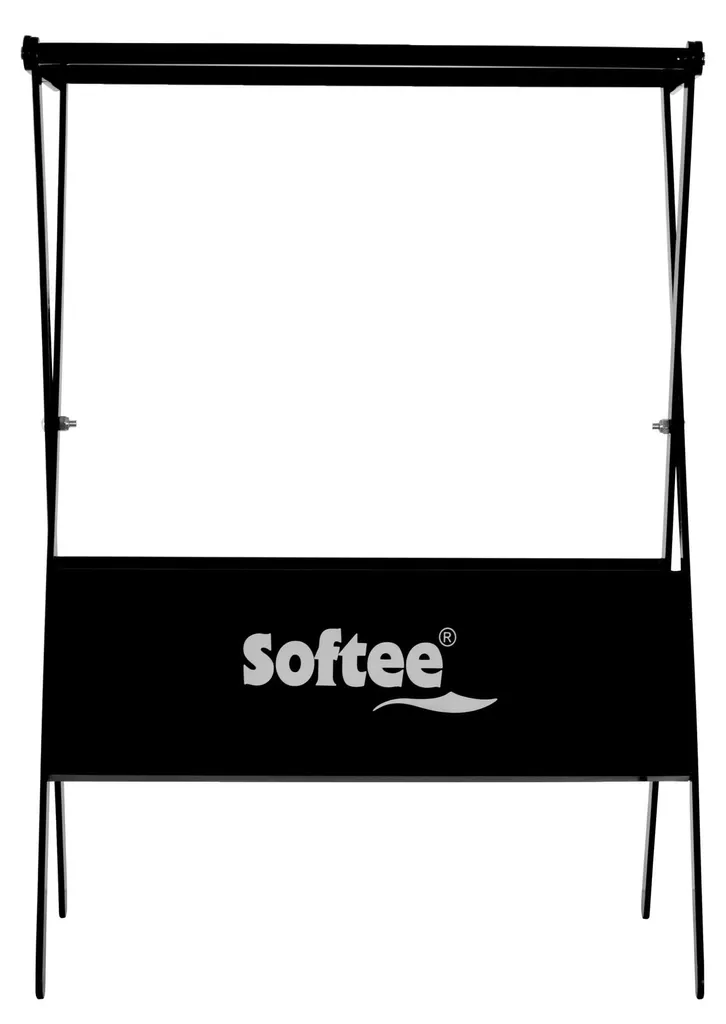 Support mural raquette Softee Noir : fini les raquettes au sol