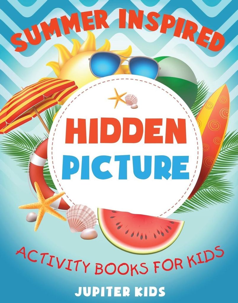Summer-Inspired Hidden Picture Activity Books for Kids
