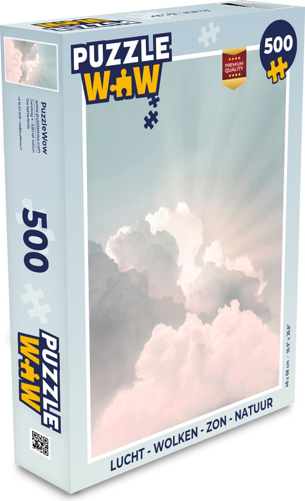 MuchoWow Puzzle 500 Teile Himmel - Wolken - Sonne - Natur - Denken - Spiel - Toy