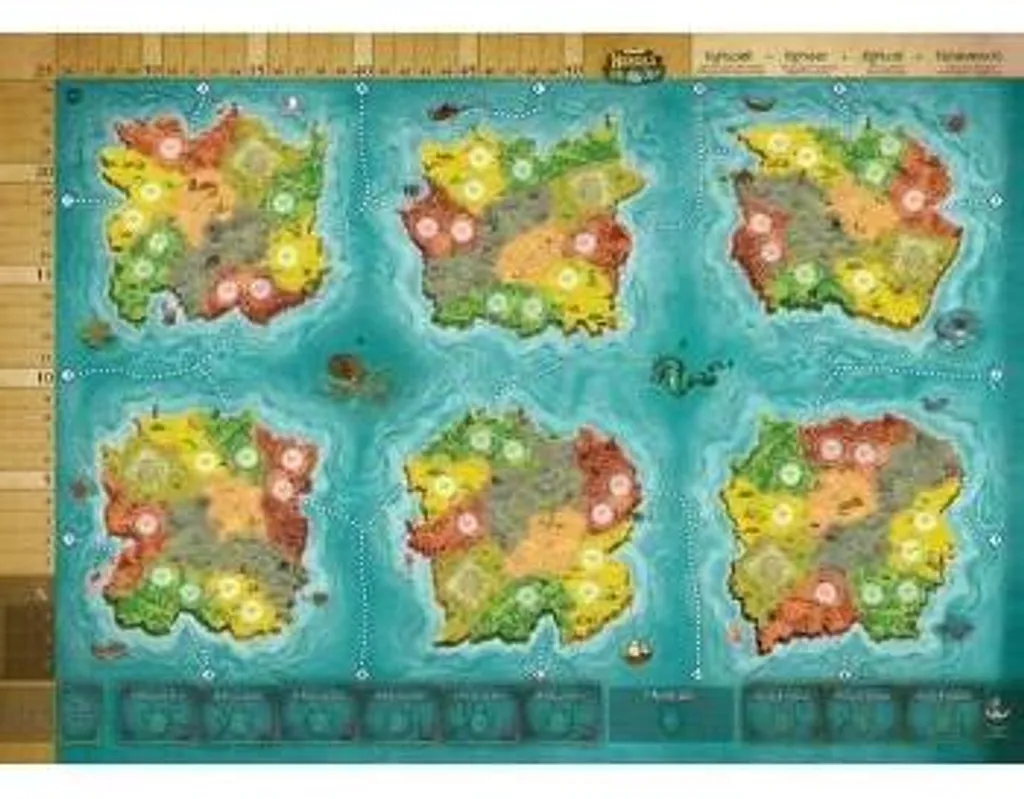 Tapis de jeu géant Héros de la Terre, de l'Air et de la Mer pour table