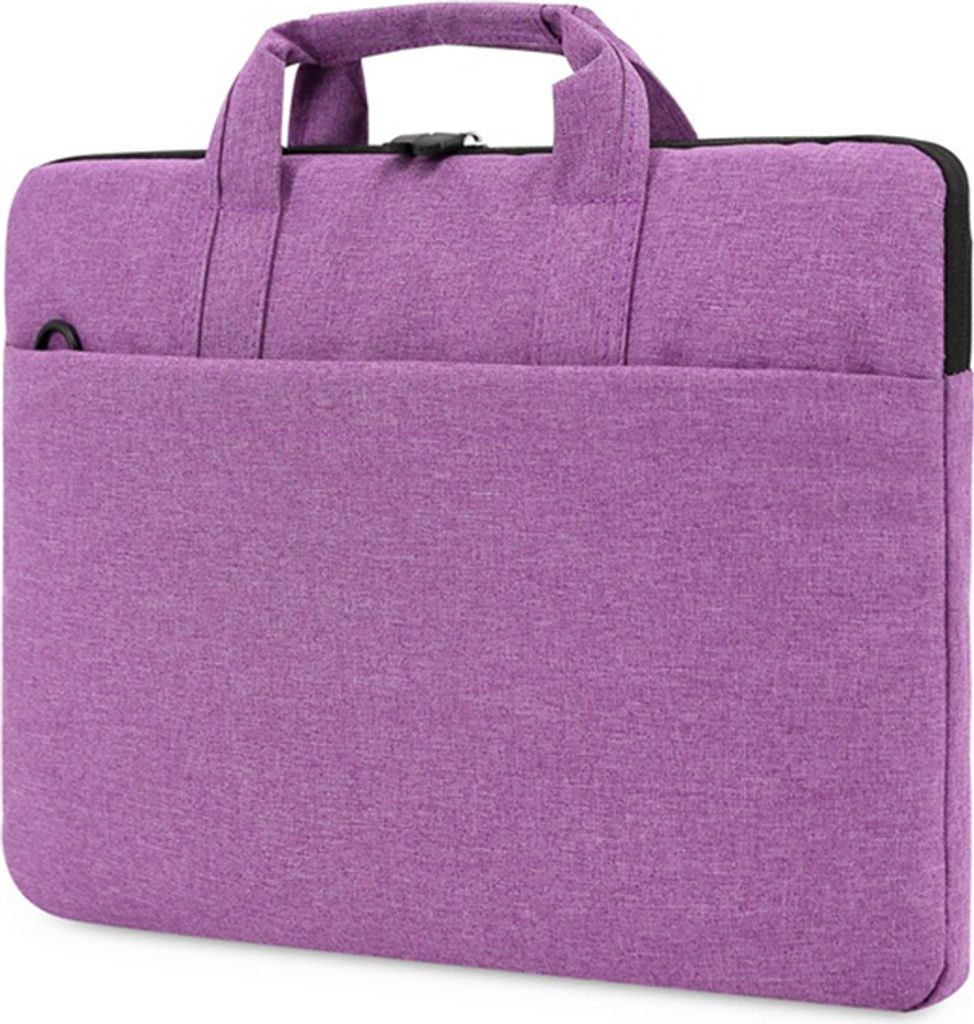 Tragbare Laptoptasche fuer Damen und Herren, stossfeste Laptop-Tragetasche fuer 15-Zoll-Notebooks, laessige Messenger-Tasche mit mehreren Taschen f...