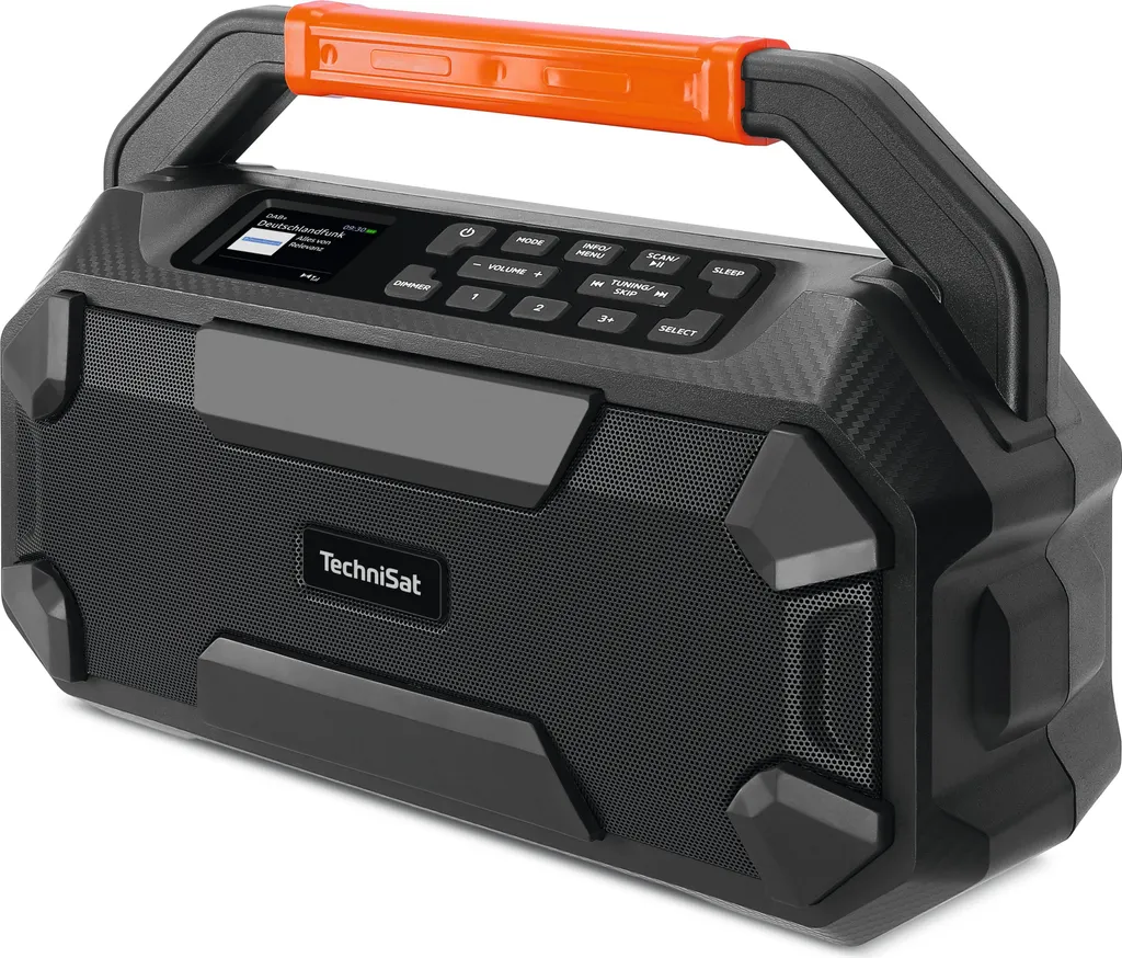 Radio Numérique DAB+ IPX4 Technisat DigitRadio 231 OD Noir Antichoc - 6