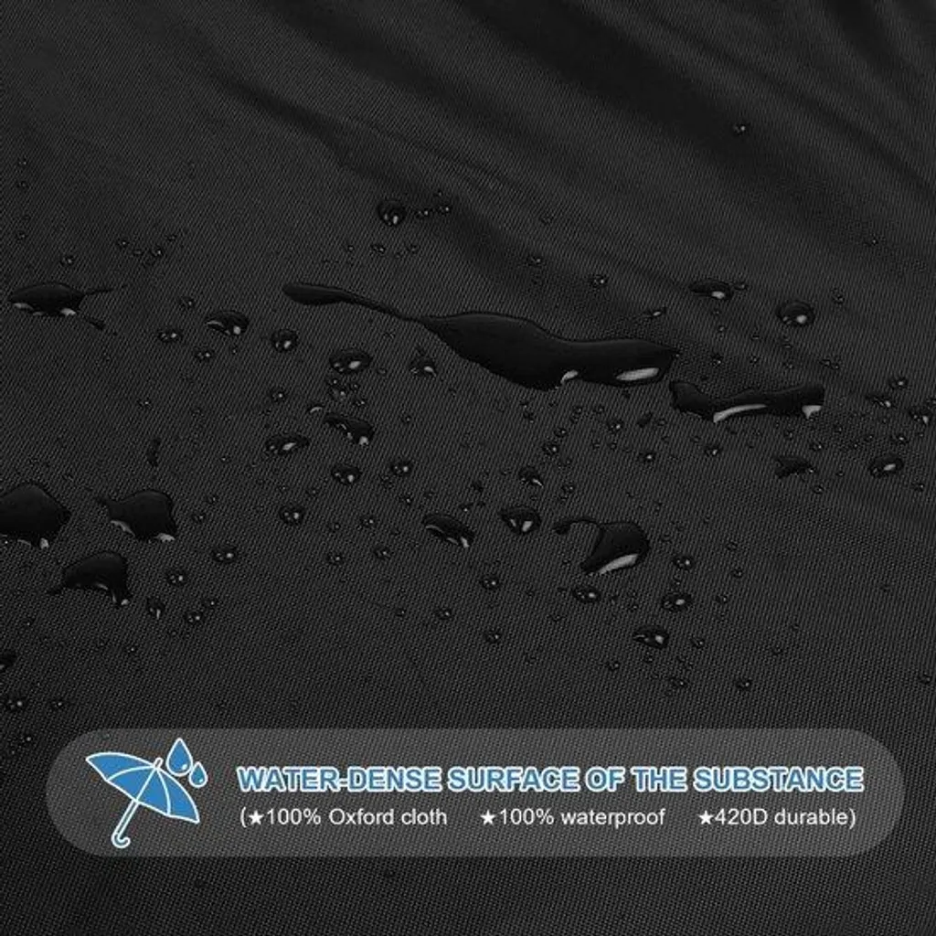 Housse de jardin imperméable en polyester 420D pour canapé d'angle