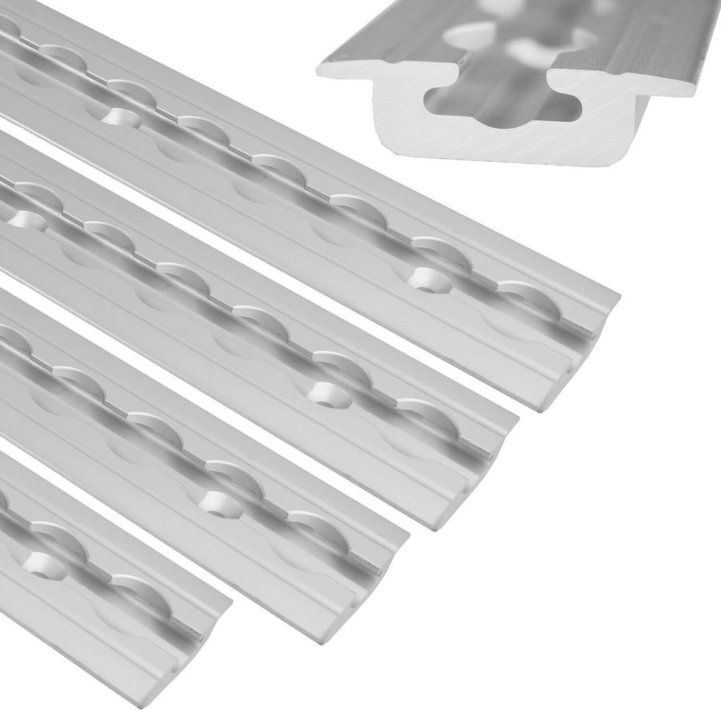 Airlineschiene Zurrschiene 4 x 2 m 2 Meter zum Einlassen Bodenprofil Alu