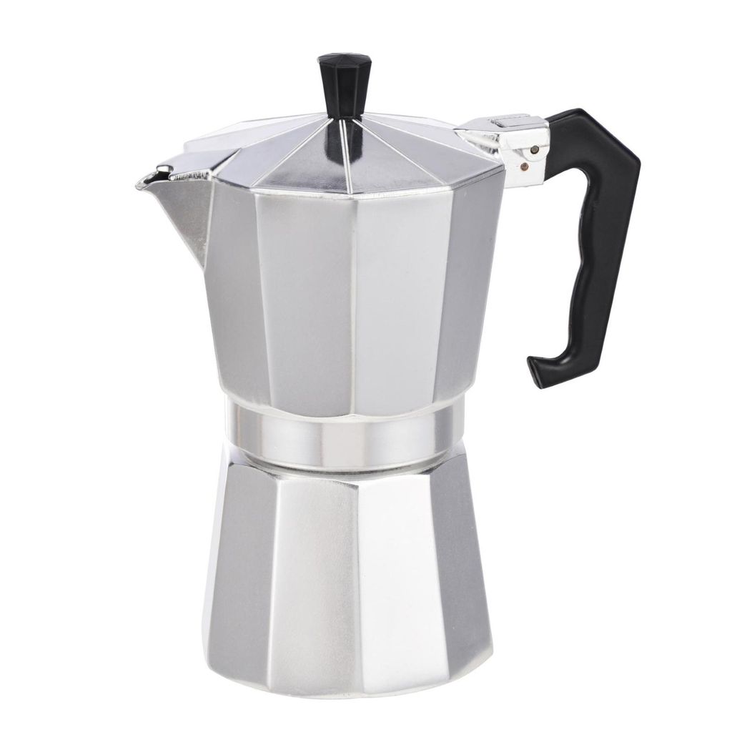 Espressokocher Aluminium Espressobereiter für 6 Tassen Espresso Kanne Kaffeekocher Kaffeebereiter Kaffee Mokkakanne
