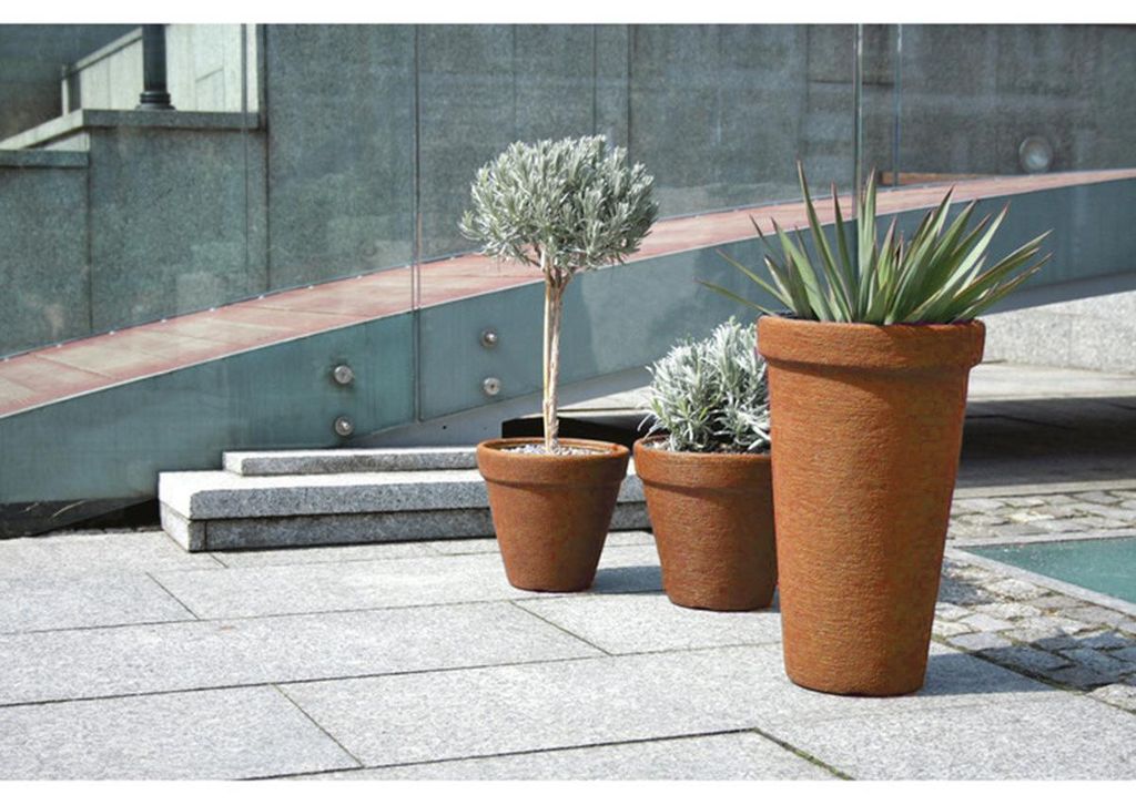 Prosperplast Pflanzentopf - Kunststoff - Terrakotta