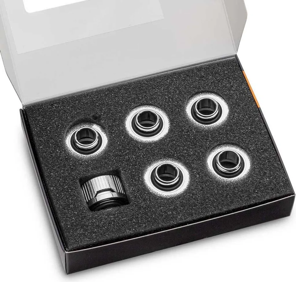 Adaptateur Watercooling Rigide 16mm EK-Quantum Torque HDC - Pack de 6 - 2