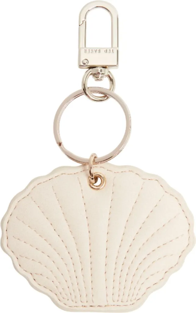 Ted Baker Shellbi Portachiavi Avorio Club Ted Padded Shell Keyring - 1