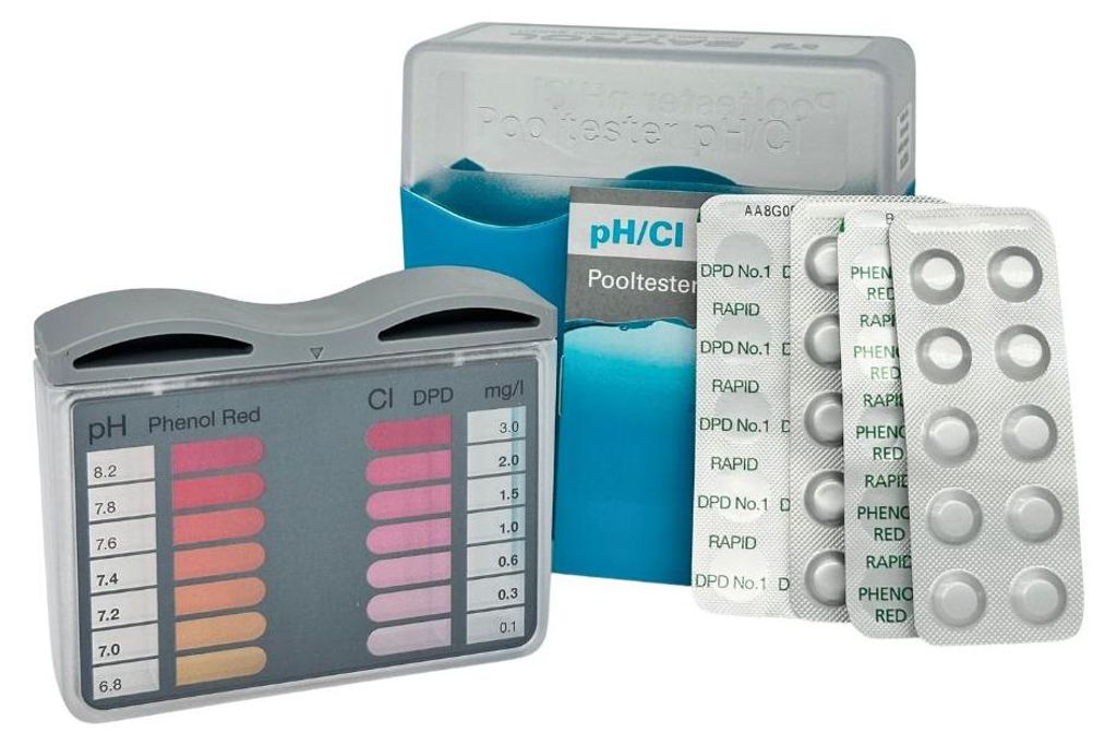 BAYROL Pooltester pH/Cl | Packung (6 Stück) Produktbild 