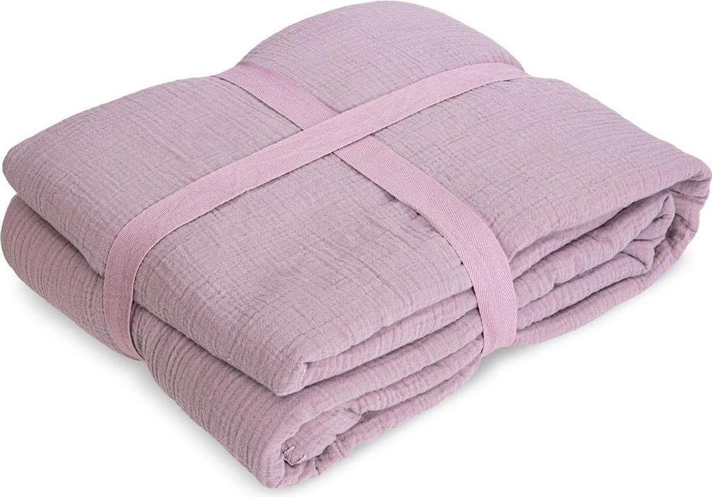 Musselin Decke ca. 130x180 cm | Kuscheldecke aus Baumwolle Produktbild 