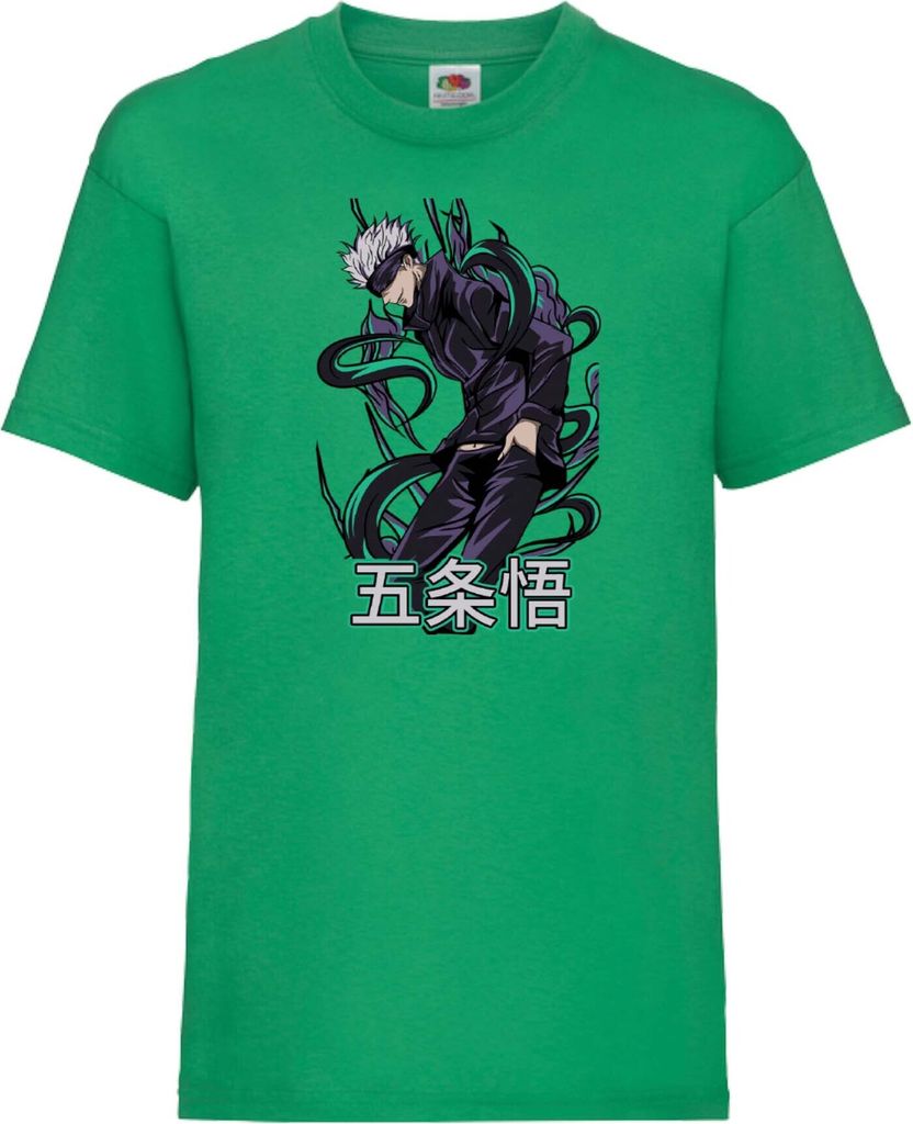 Kinder T-Shirt Jujutsu Kaisen, 12-13 Jahr - 152 / Grün