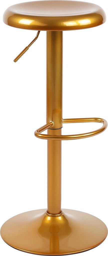 Barhocker Gold – r Hochhocker – Höhenverstellbar und 360° drehbar