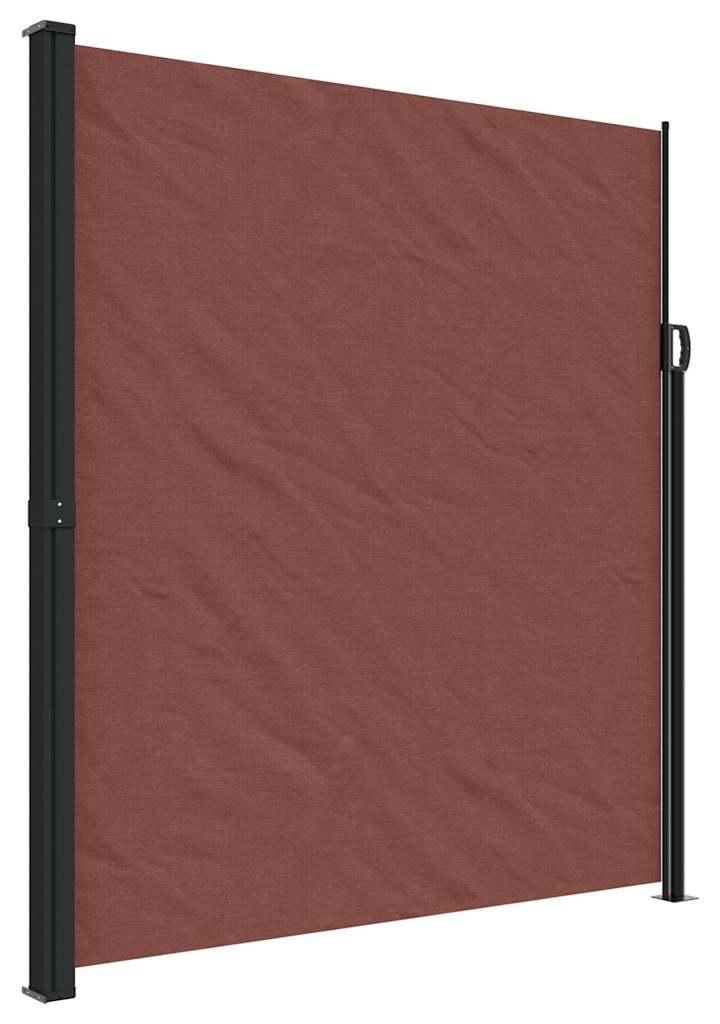 vidaXL Tenda laterale estensibile marrone 220x600 cm Immagine del prodotto 
