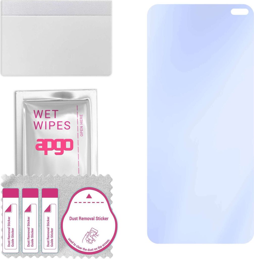 apgo Hybrid Schutzglas, kompatibel mit Xiaomi Poco X2, 9H Härte, Flexible Nano Glass PRO, toller Ersatz für Hartglas, kratzfester Displayschutzgl...