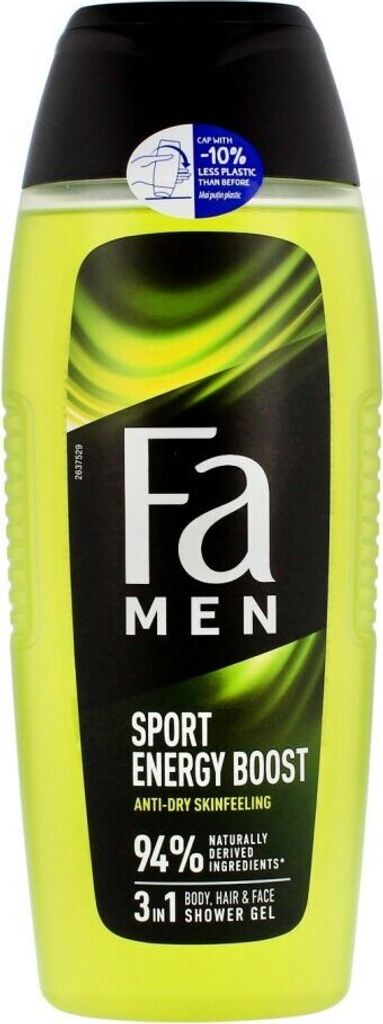 FA Men Sport Double Power Shower Gel SHOWER GEL für Körper und Haare 400ml