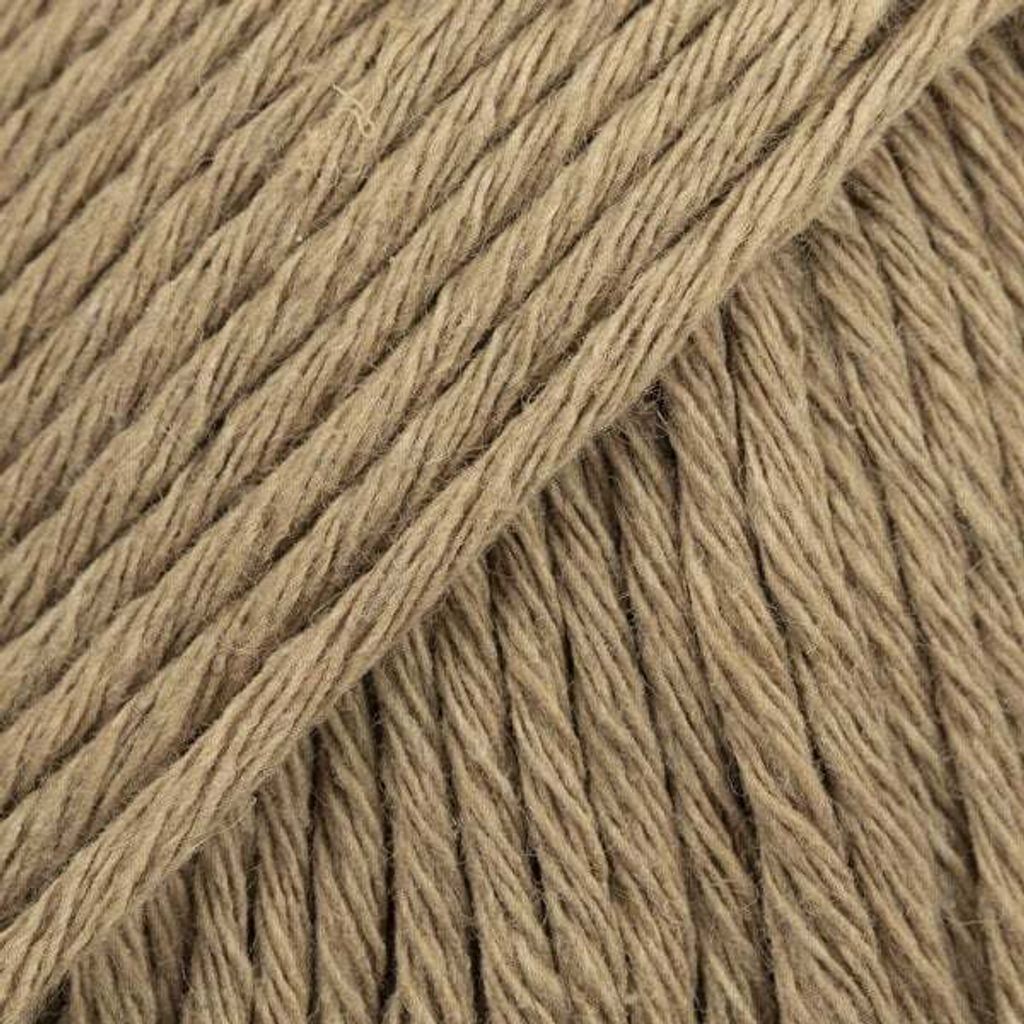 Drops Baumwolle Light Uni Colour 22 Brown Strickgarn