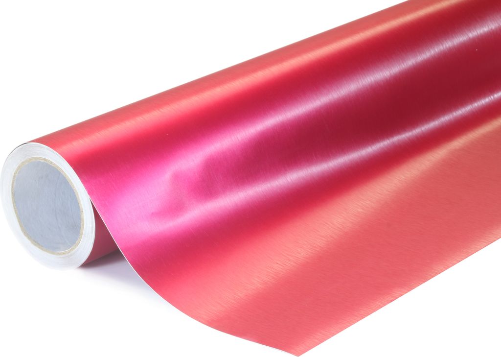 Matt geschliffen rosa wrapfolie 152x200cm - innen/außen