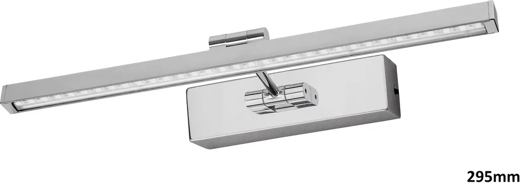 Lampe pour miroir 3000K blanc chaud LED 5W argentée Rabalux 3640 29cm