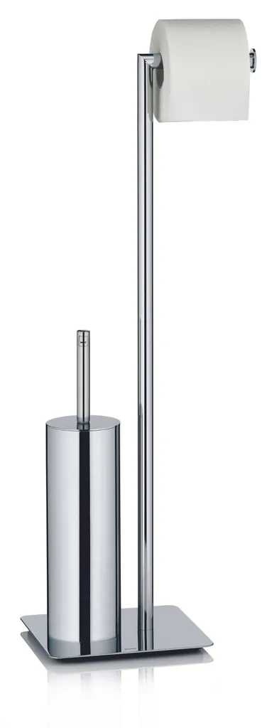 Garniture de WC sans Perçage Inox 71 cm : Solution Porte-Rouleau Stable
