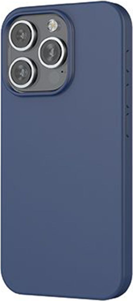 MW, Schutzhülle für iPhone 16 Pro MagSafe Silikon Ölabweisend und kratzfest, Blau