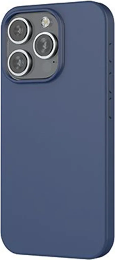 Coque iPhone 16 Pro MagSafe bleu : revêtement oléofuge et anti-rayures