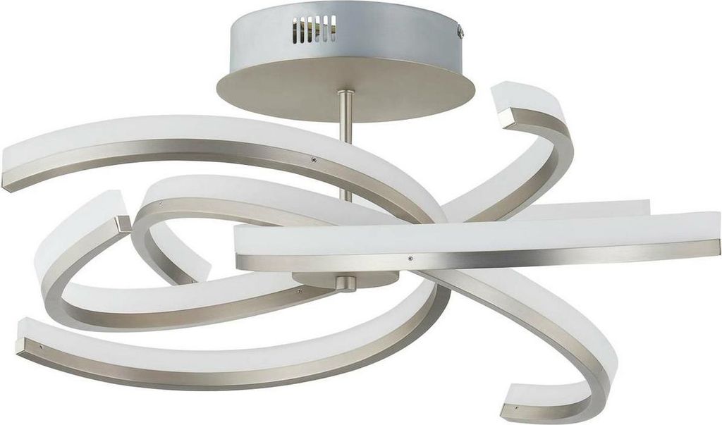 Lindby Divalis LED-Deckenlampe, stepdim, nickel Produktbild 