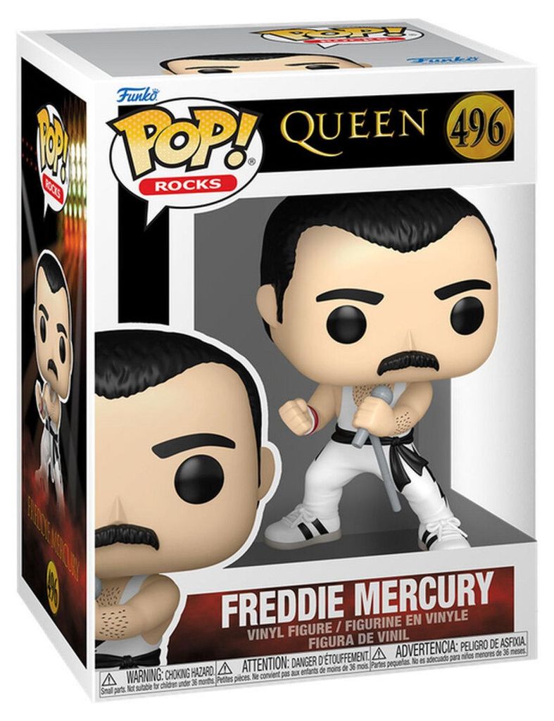 Funko FK75373 - Queen POP! Rocks Vinyl Figur Freddie Produktbild 
