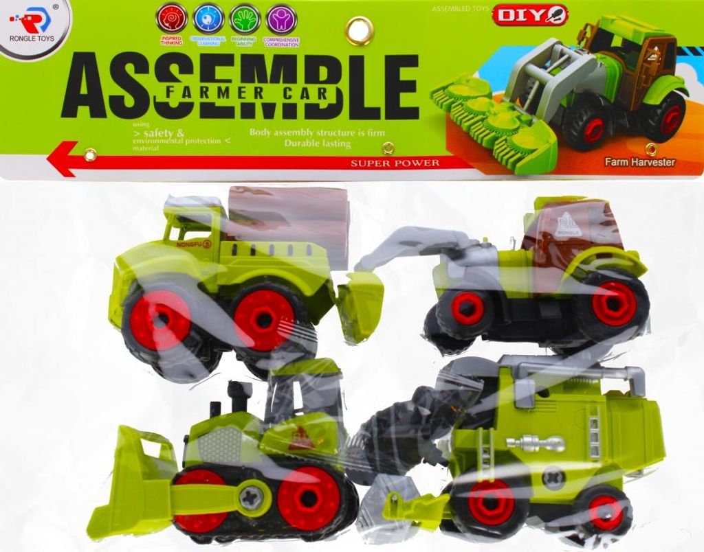 Mega Creative Traktor drehen mit Accessoires 502267 Mega kreativ
