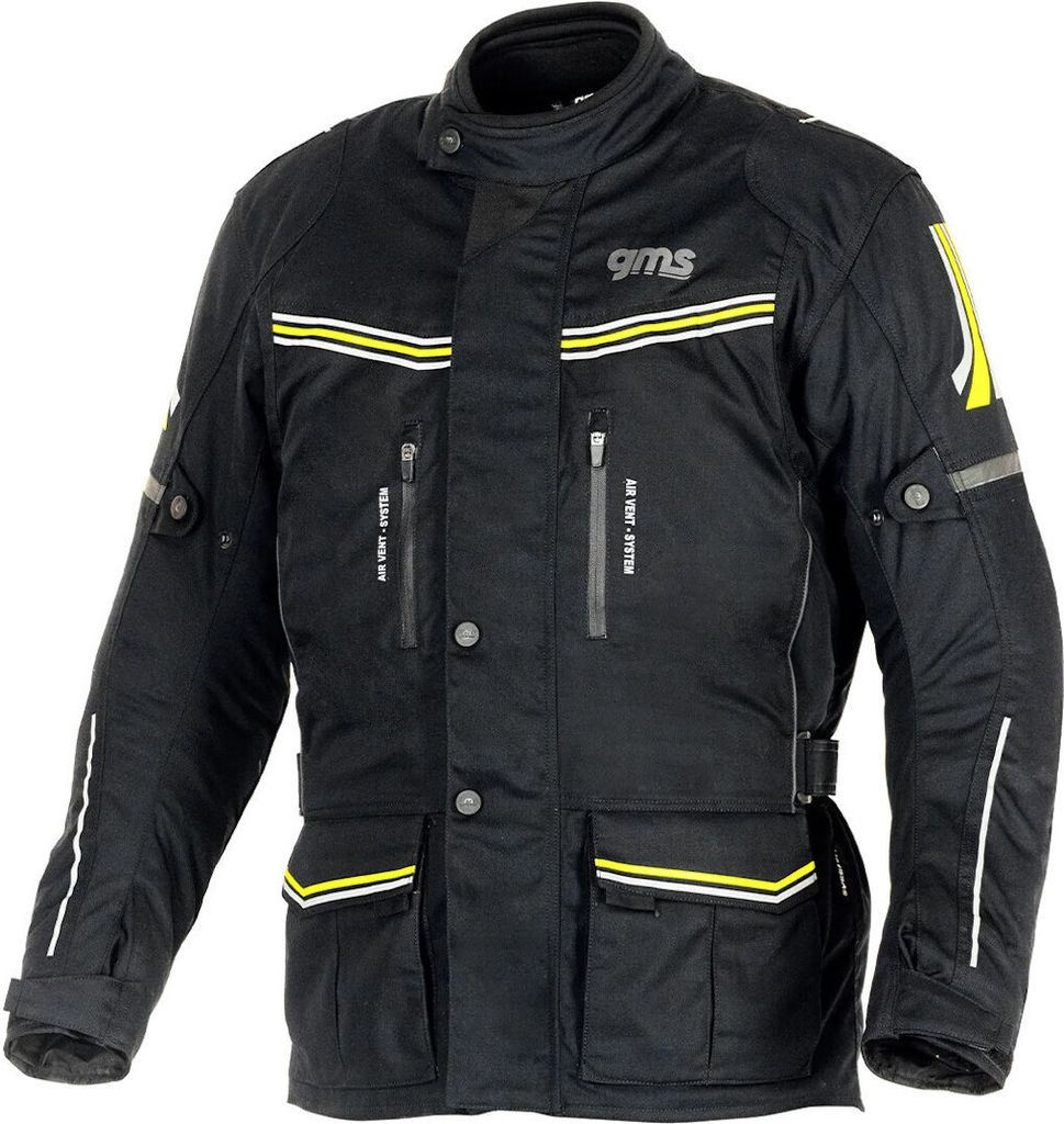 GMS Jacke Terra Eco schwarz-gelb XL