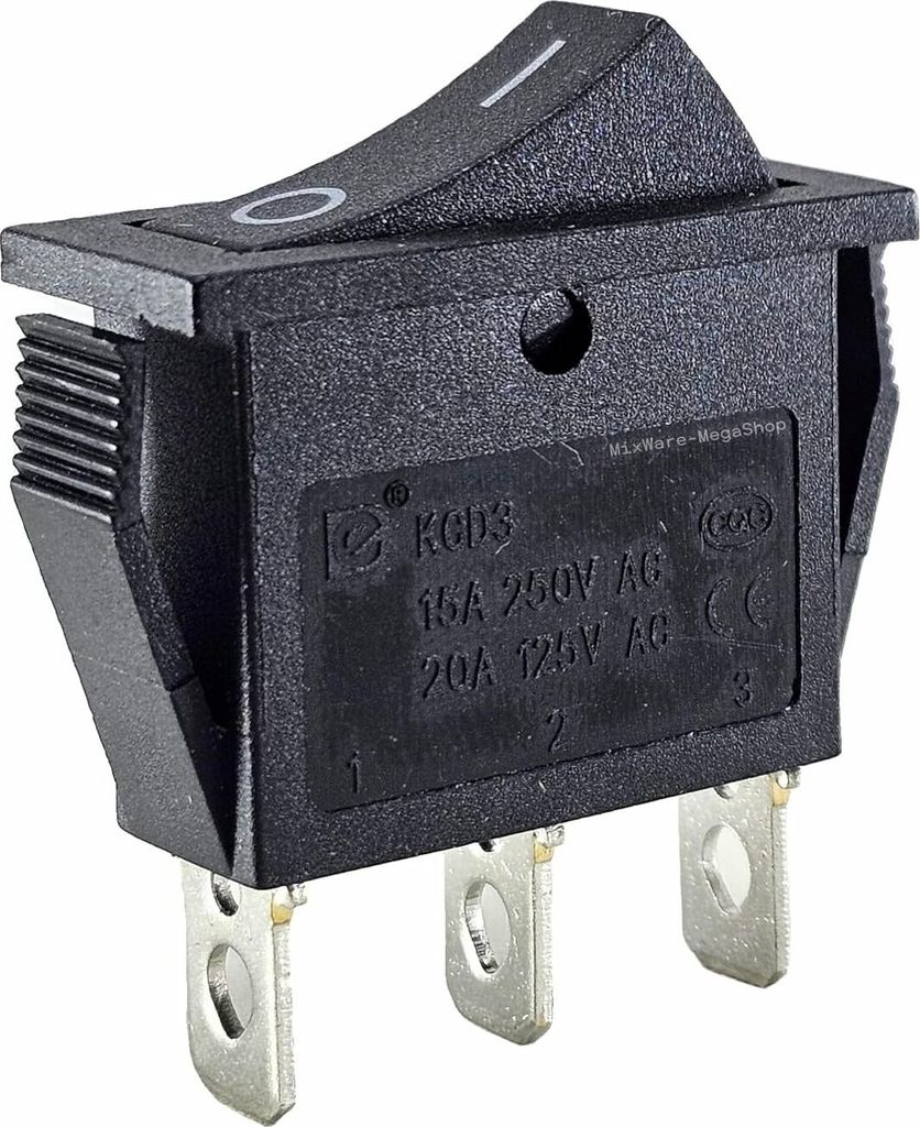 Wippschalter Ein/Aus 4-Pin 16A - Kippschalter Für Geräte & Haushalt