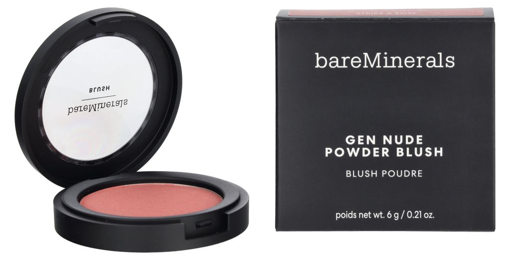 Bareminerals Gen Nude Powder Blush Strike A Rose 6g