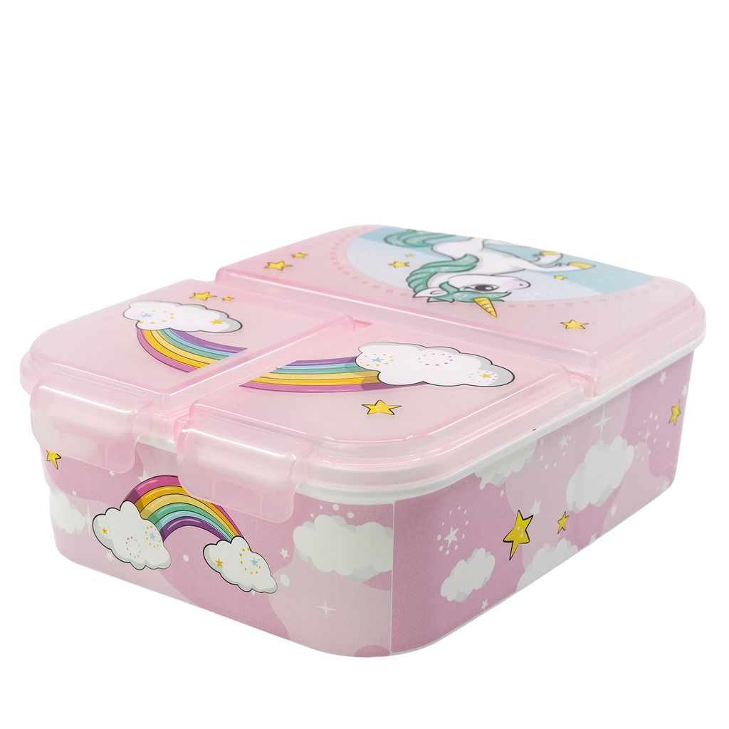 Sandwichbox Lila Lunchbox EINHORN Brotdose Unicorn 