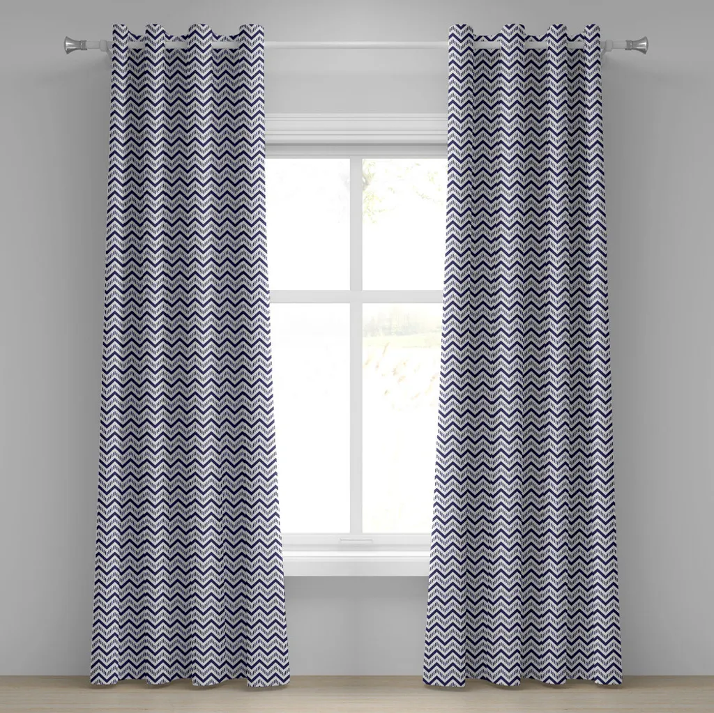 Tenda da doccia blu Arte astratta con pennellate Caos Stampa di immagini Tende da toilette per vasca da bagno Accessori da bagno Decor