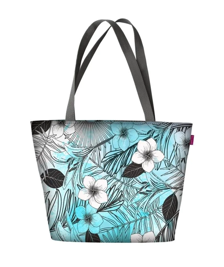 Grand Sac Cabas Femme avec Fermeture Éclair Motif Curacao Style A4