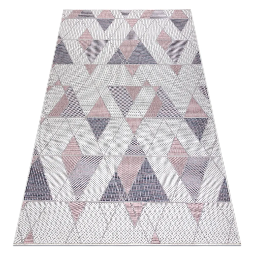 Tapis de Salon Tissé à Plat Style Scandinave 160x220 cm SIZAL SION