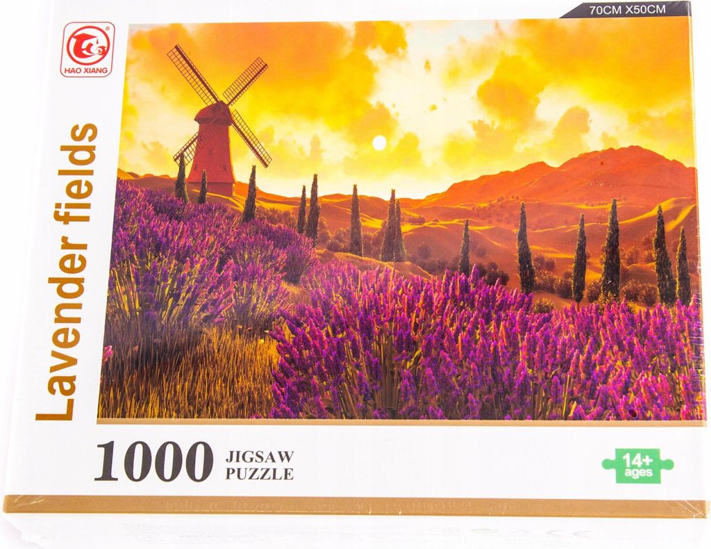 PUZZLE 1000 Teile Lavendelfelder