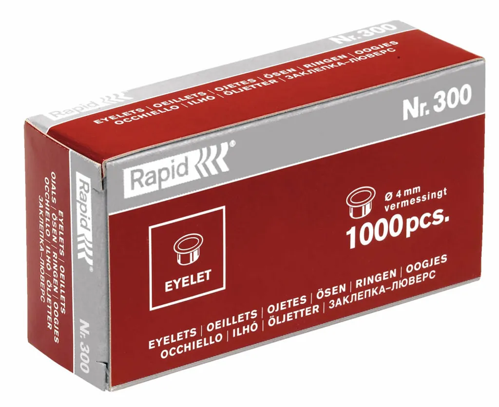 Réparer vos Trous Déchirés avec les Œillets 4 mm Rapid n°300 en Laiton