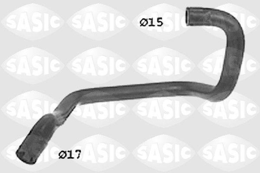 SASIC SWH0358 Kühlerschlauch OE 1307FX kompatibel mit 406