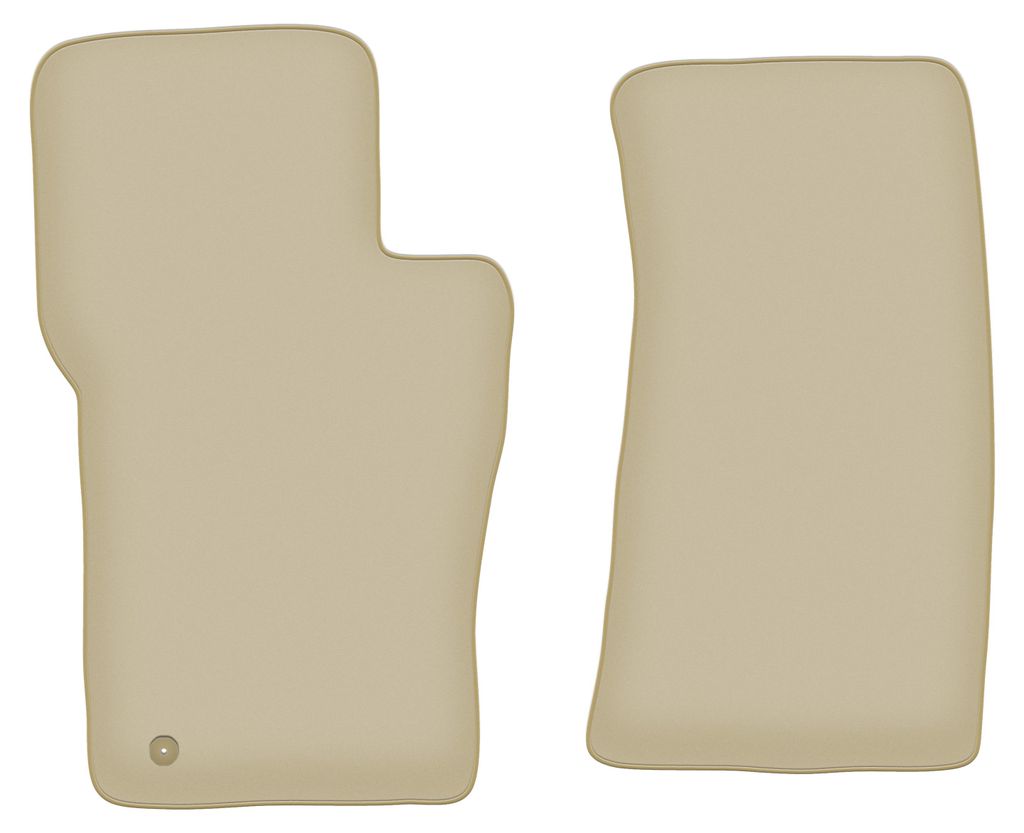 Velours-Fußmatten Vorne PREMIUM beige passend für Ford Explorer MK2 (1994-2000, SUV) – mit Befestigungen – passgenau