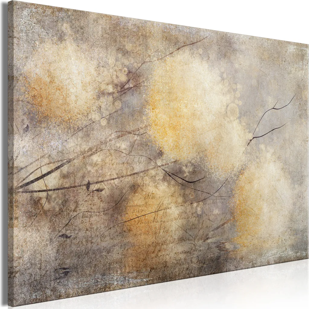 Quadro su tela italiano - Boccioli di sole (1 parte) largo 120x80 cm astratto a-C-0195-b-a
