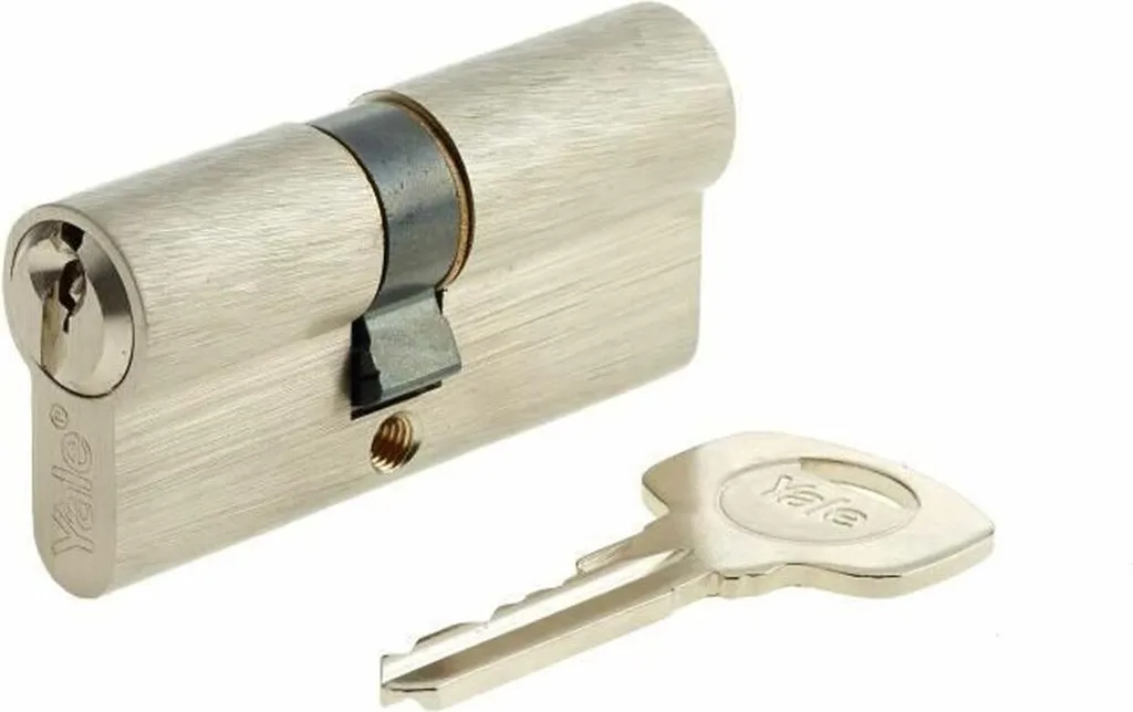 Verrouillage Yale Laiton avec Cylindre de 40mm pour Porte d'Entrée