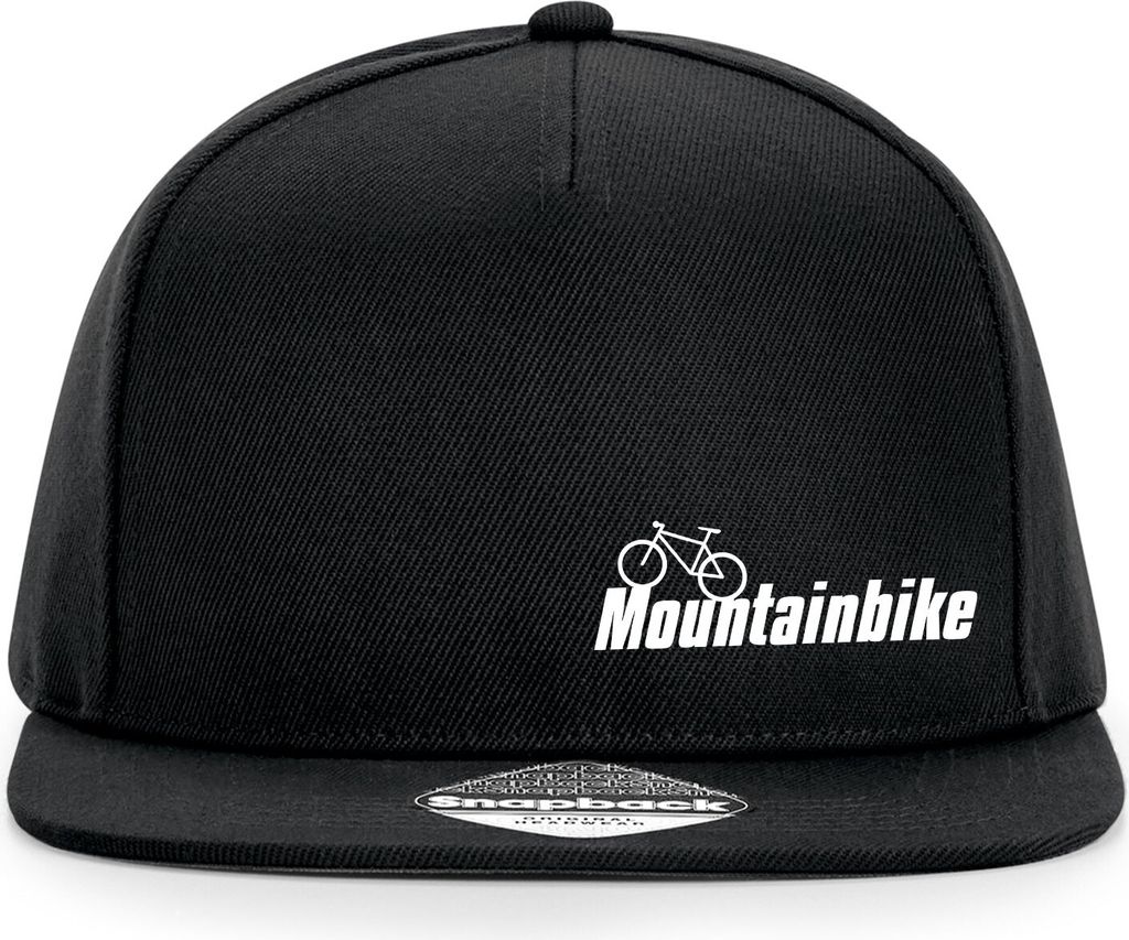 Huuraa Cappy Mütze Mountain Bike Fahrrad Black Polyester Snapback Kappe Geschenkidee