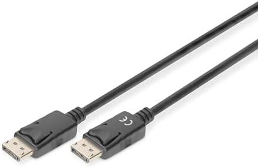 DisplayPort-Kabel - UHD 4K/60Hz - 2m - mit Verriegelung, HBR 2 - Displayport 1.2 - Kompatibel mit Monitor, Gaming-Grafikkarte