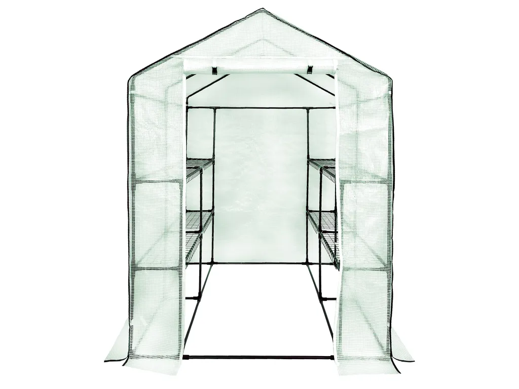Serra Orto 4iQ 140x140x200 cm Verde - Struttura Acciaio e Telo PE