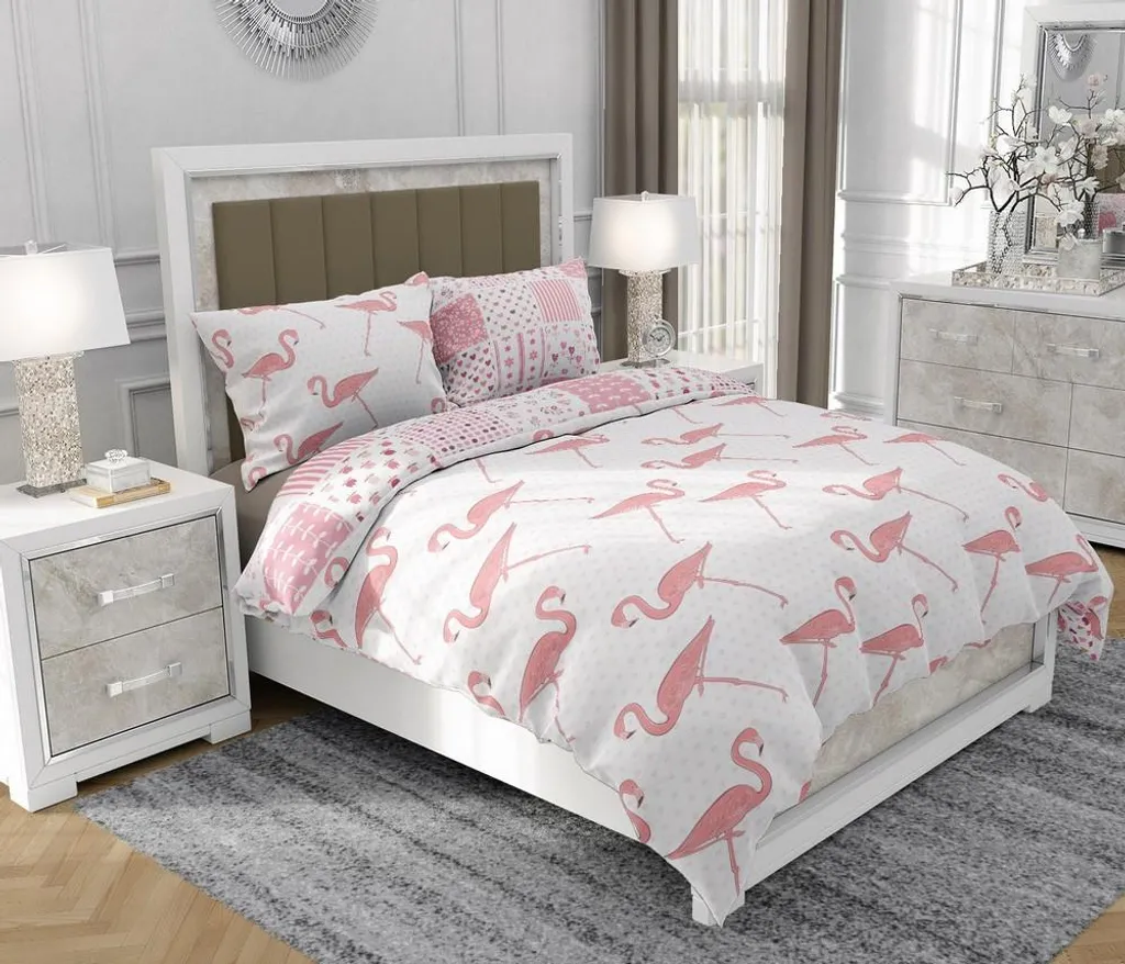 Collezione SOVIO Biancheria da Letto Cotone 160x200 Multicolore