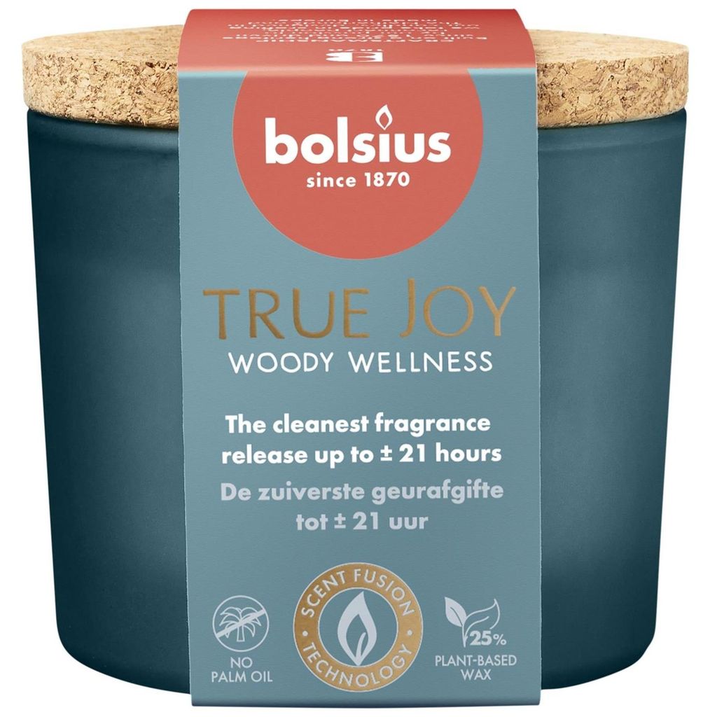 Bolsius Duftglas 66 83 Woody Wellness Produktbild 