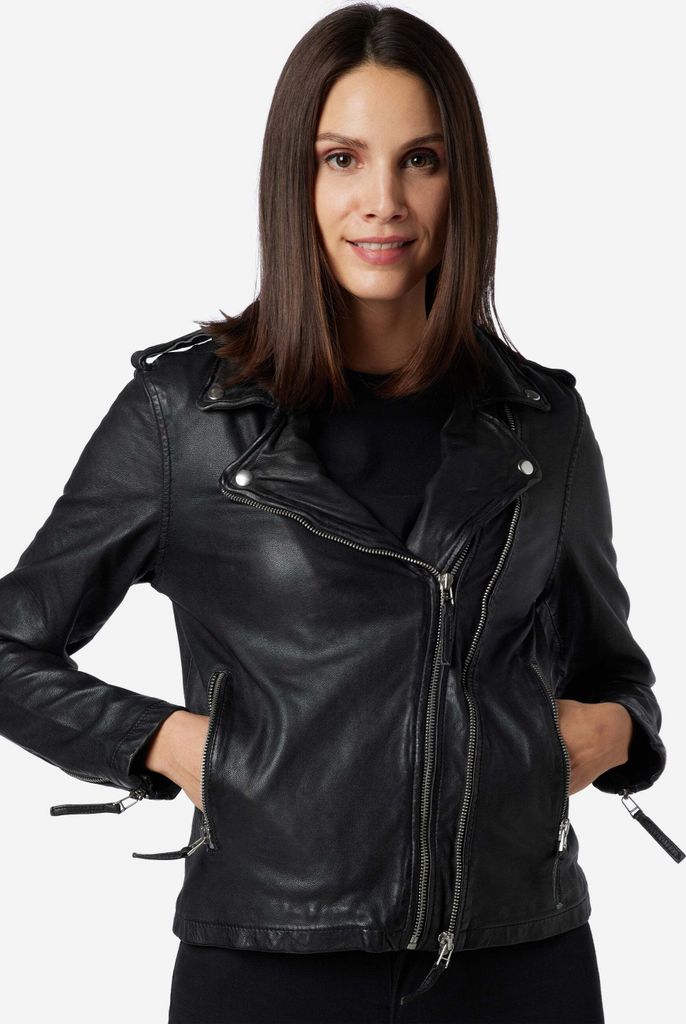 Damen Lederjacke Ricano FOXY – Schwarz / L