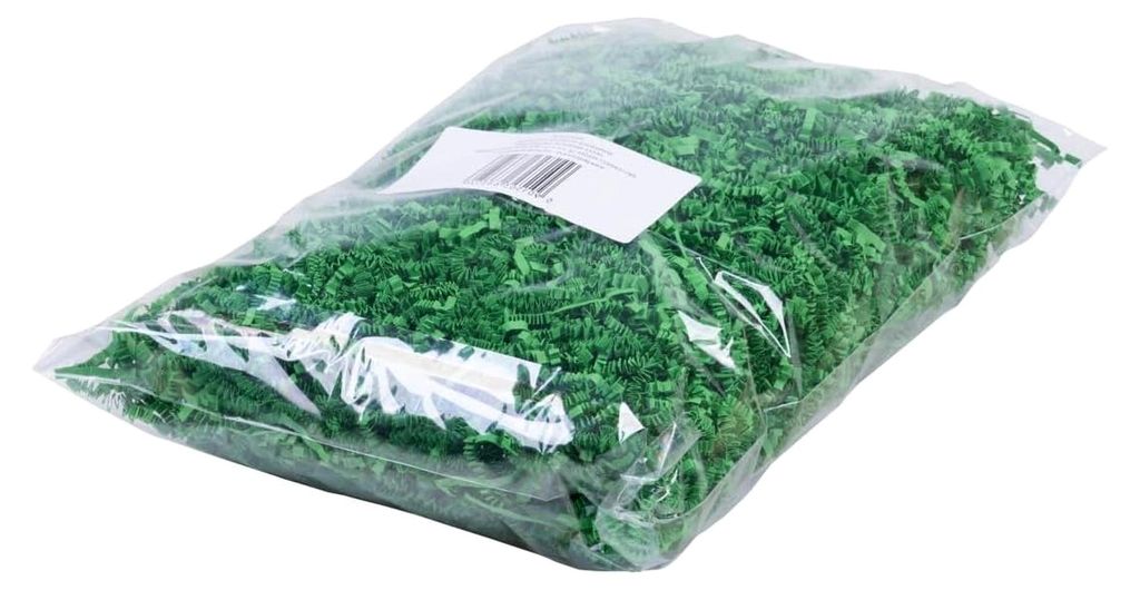 Verpackungsfüllstoff OFFICE, Zickzack-Typ, 150g, Füllmaterial für Pakete Grün, Stopfmaterial, 1 Stk.
